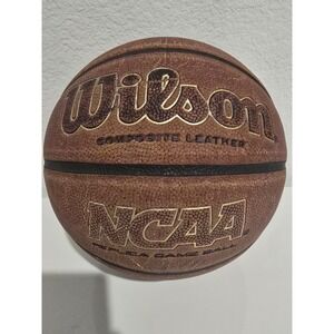 Wilson NCAA Replica Game Ball Composite Leather I/O Basketball Size 29.5" Worn